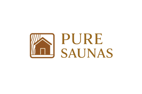 make a logo for a company called pure saunas that is very aesthetic
